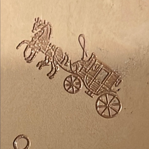 Coach Silver and Black Kitten Heels with Bow - Picture 6 of 16